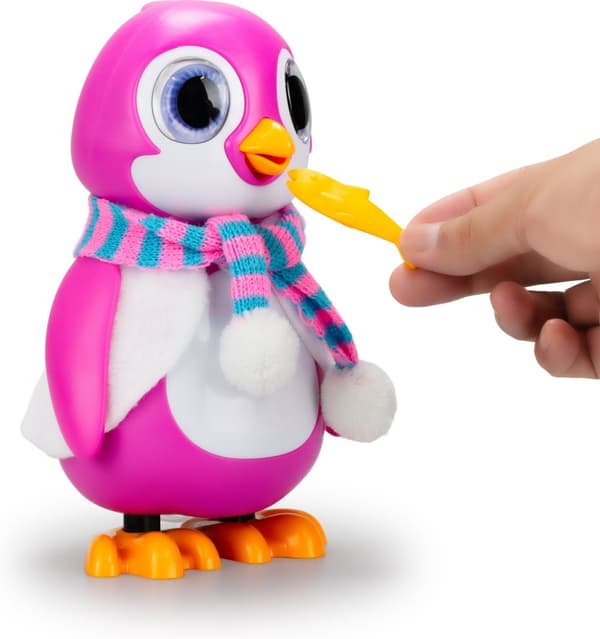 Silverlit Rescue Penguin - Reppana Pingviini - interaktiivinen lemmikki, vaaleanpunainen