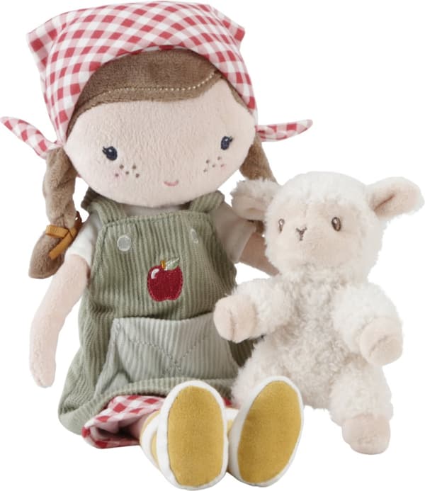 Little Dutch småbrukaren Rosa och fåren