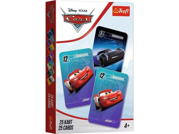 Trefl 2in1 CARS AUTA peli Peter Card + Muistilista Trefl Trefl