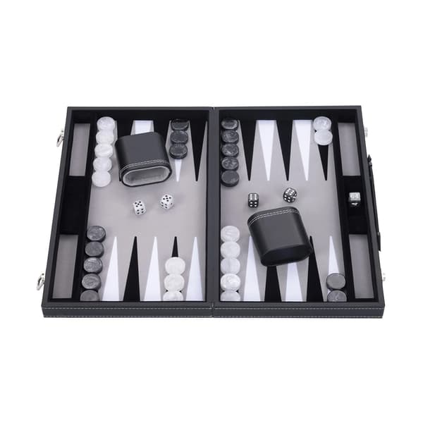 Longfield Backgammon Large Grey