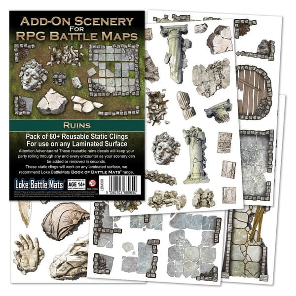 Add-On Scenery for RPG Maps - Ruins (Exp.)