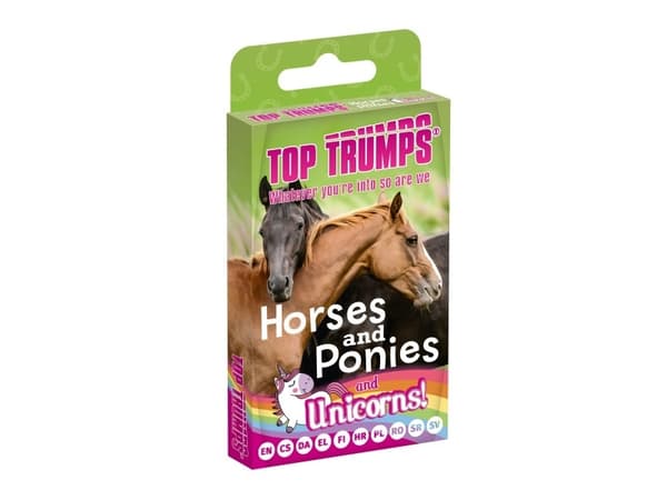 Top Trumps hästar, ponnyer och enhörningar kortspel