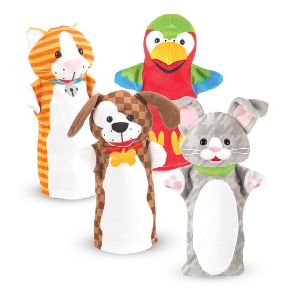 Melissa & Doug Käsinuket Leikkisät lemmikit