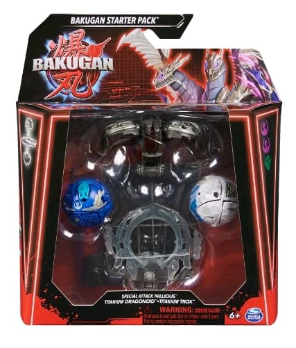 Bakugan Special Attack Nillious, Titanium Dragonoid & Titanium Trox