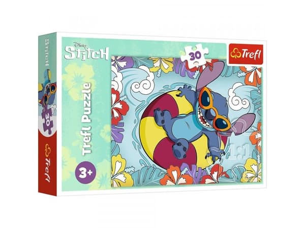 Trefl Puzzle 30 elementtiä Lilo ja Stitch lomalla