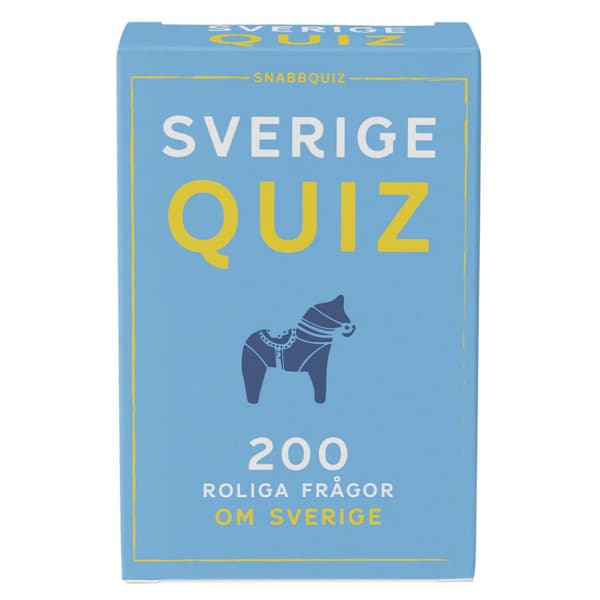 SnabbQuiz: Sverigequiz