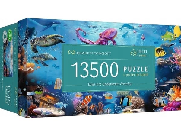 Pussel Trefl 13500 bitar Dyk ner i ett undervattensparadis