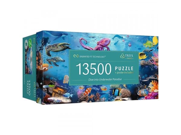 Pussel Trefl 13500 bitar Dyk ner i ett undervattensparadis