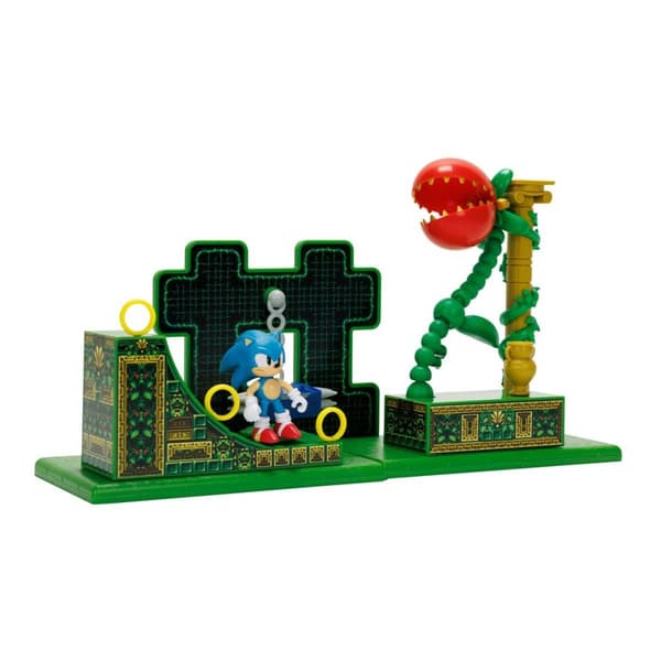 JAKKS Pacific Sonic the Hedgehog 2,5 tommers lekesett Stardust Speedway Zone