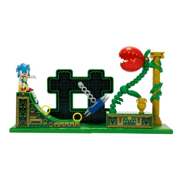 JAKKS Pacific Sonic the Hedgehog 2,5 tommers lekesett Stardust Speedway Zone