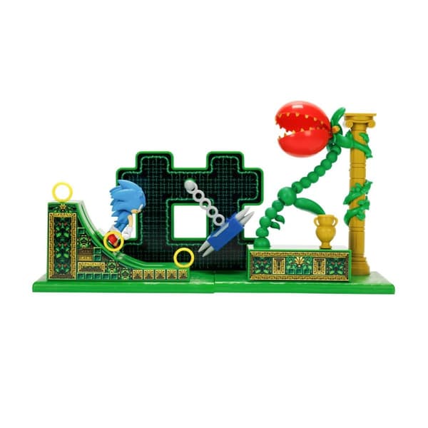 JAKKS Pacific Sonic the Hedgehog 2,5 tommers lekesett Stardust Speedway Zone