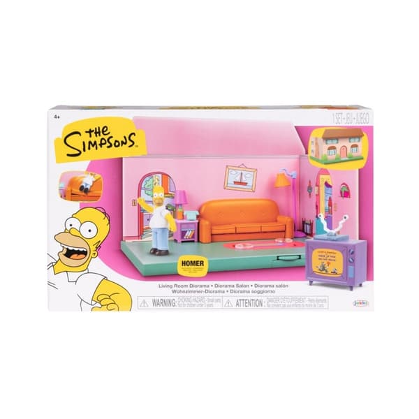 JAKKS Pacific The Simpsons 2,5 tommers lekesett Simpsons stue