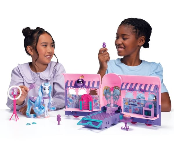 JAKKS Pacific Wild Manes lekesett Clubhouse Trailer