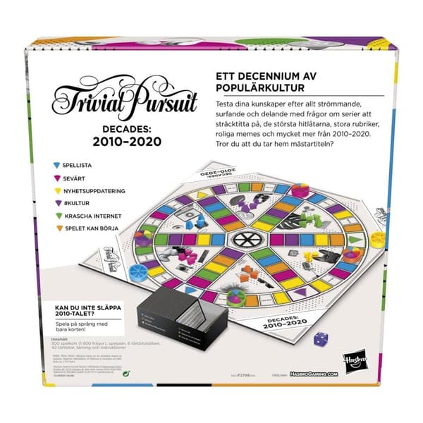 Hasbro Trivial Pursuit Decades: 2010-2020 (SE)