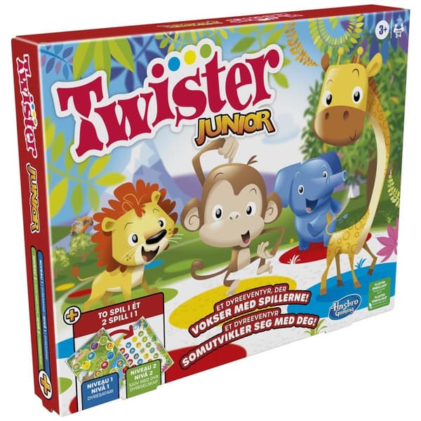 Hasbro Twister Junior 2 spel i 1 (DK/NO)