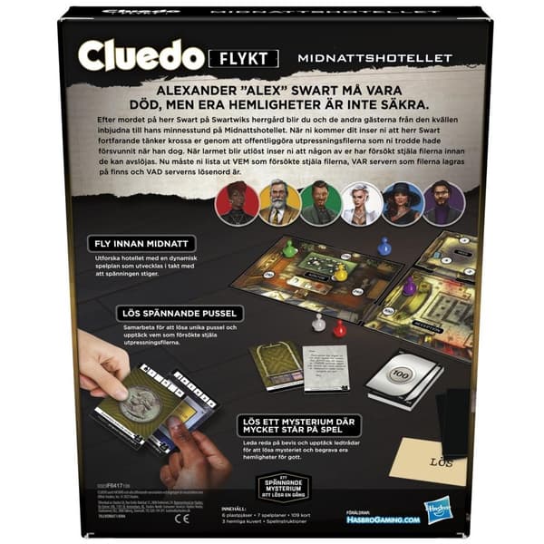 Hasbro Cluedo Escape Deception på High Rise Hotel (SE)
