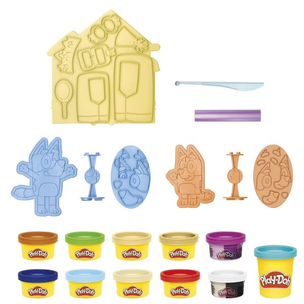 Hasbro Play-Doh Bluey Make 'n Mash Kostumer Legesæt