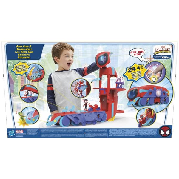 Spidey og hans fantastiske venner-lekesett Spider Crawl-R Mobile HQ
