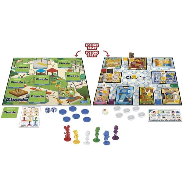 Hasbro Cluedo Junior 2 peliä yhdessä (DK/NO)