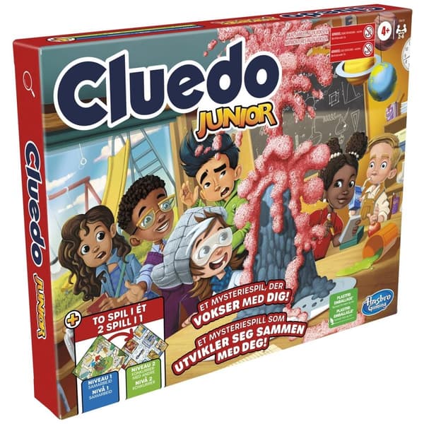 Hasbro Cluedo Junior 2 peliä yhdessä (DK/NO)