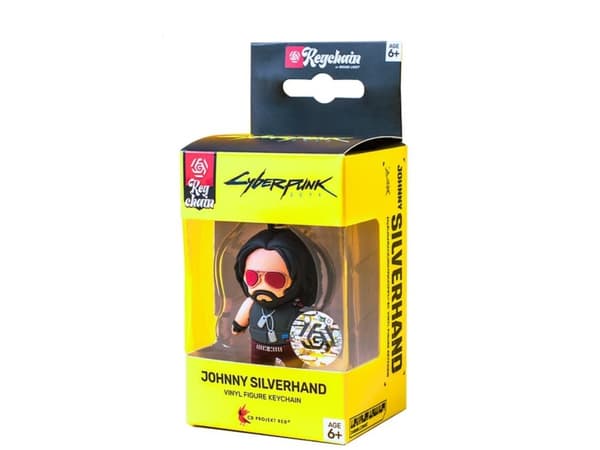 Cenega Cyberpunk 2077 Johnny Silverhand 3D Keychain, Samlefigur, Video spill