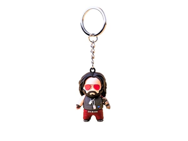 Cenega Cyberpunk 2077 Johnny Silverhand 3D Keychain, Samlefigur, Video spill