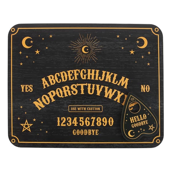Something Different Planchette Talking Board Black/Gold One Size