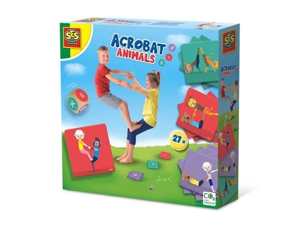 SES Creative Acrobat animals, Kortspil, Finmotorik (smidighed), 5 År
