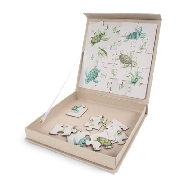 Filibabba Magnetiske spil - Skildpadde-puslespil - (FI-03041)