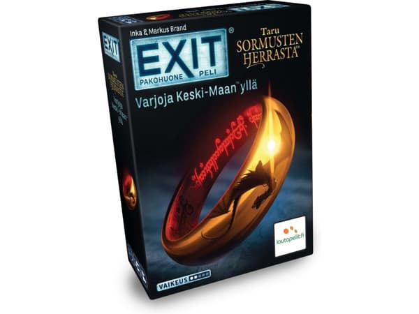 Lautapelitfi EXIT Ringenes Herre - Shadows Over Middle-earth Escape Room Game