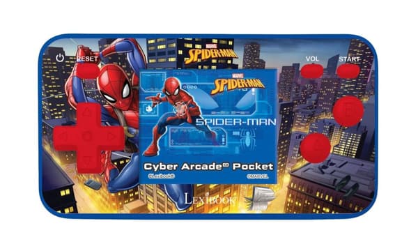 Lexibook Spider-Man - Handhållen spelkonsol Cyber Arcade® Pocket 1,8" (JL1895SP)