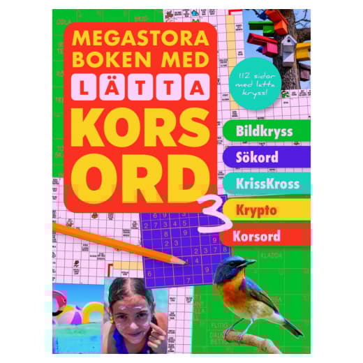 Megastora boken med lätta korsord 3