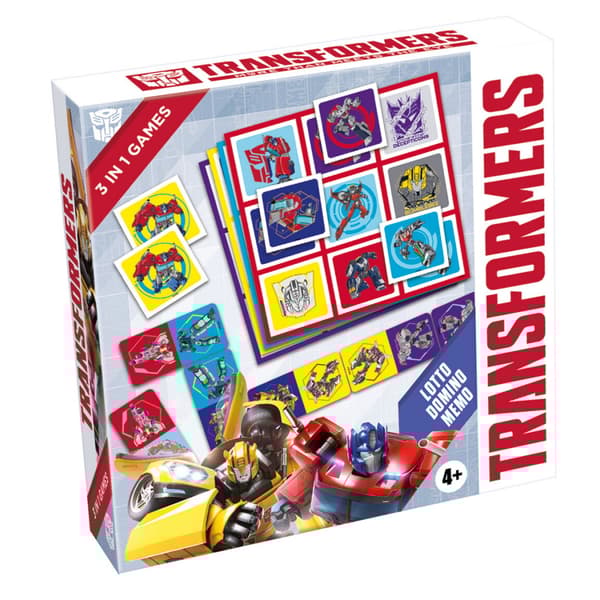Transformers - Lotto, Domino, Memo - 3 in 1