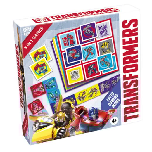 Transformers - Lotto, Domino, Memo - 3 in 1