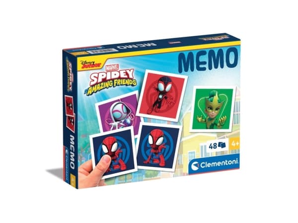 Clementoni Memo Spidey, Card Game, Memory, 4 yr(s)