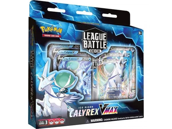 Karty TCG Ice Rider Calyrex Vmax League Battle Deck Pokemon TCG