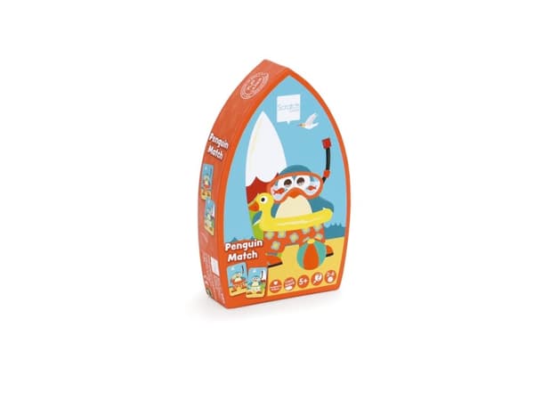 Puzzle Game - Cards Find the Penguin