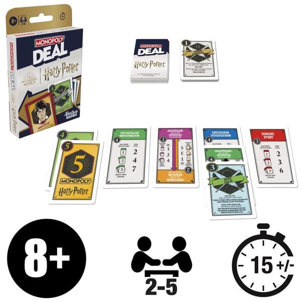 Hasbro gaming Kortspel Monopoly Deal Harry Potter (SE/FI)