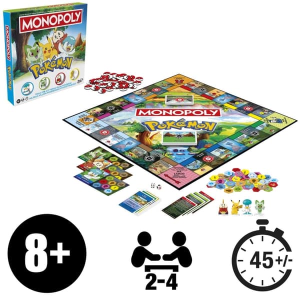 Hasbro gaming Brætspil" Monopoly: Pokemon" (SE/FI)