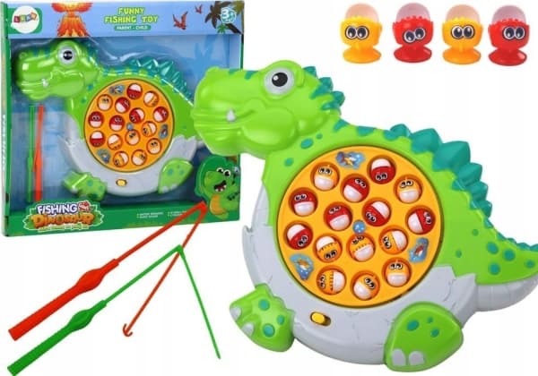 LeanToys Kalanpyynti lautapeli Dinosaurus Vihreä