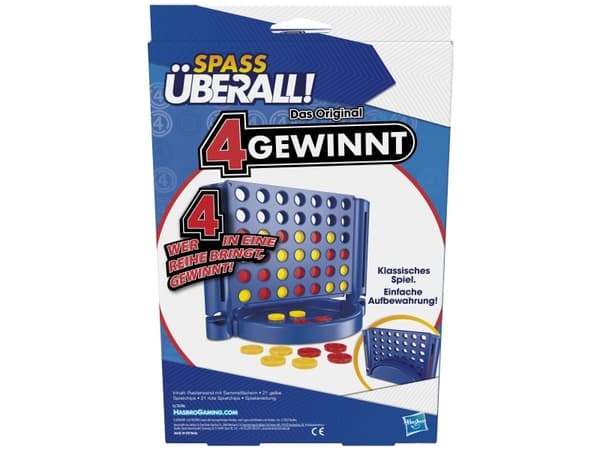 Hasbro Gaming Connect 4 Grab & Go, Brettspill, Familie, 6 år