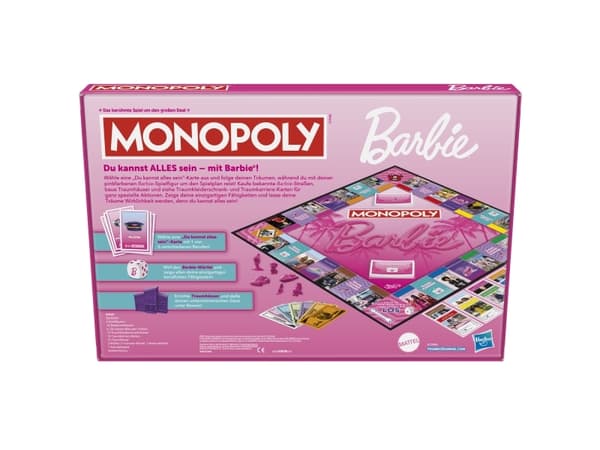 Monopoly Barbie, Board game, Economic simulation, 8 yr(s)