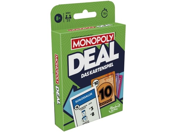 Monopoly Deal, Kort Spill, Economic simulation, 8 år, 15 min