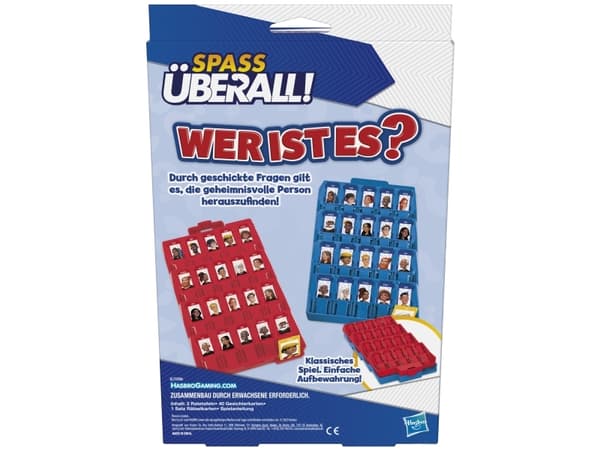 Hasbro Gaming Guess Who? Grab & Go, Brettspill, Familie, 6 år