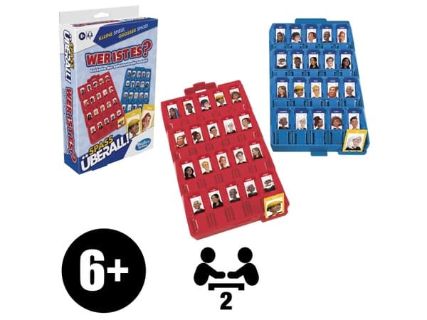 Hasbro Gaming Guess Who? Grab & Go, Brettspill, Familie, 6 år