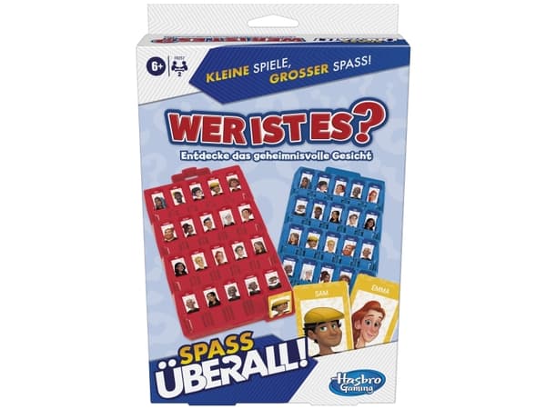 Hasbro Gaming Guess Who? Grab & Go, Brettspill, Familie, 6 år