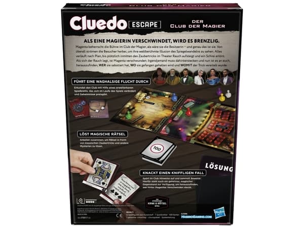 Cluedo Escape: The Illusionist''s Club, Board game, Escape, 10 yr(s)