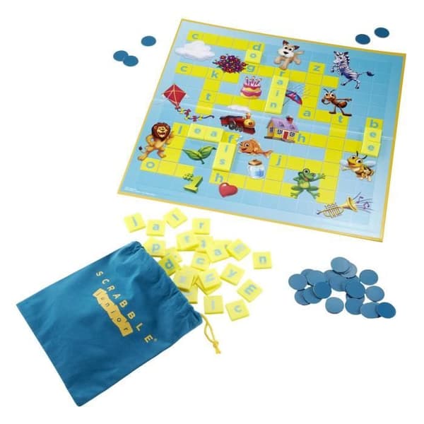 SCRABBLE - Scrabble Junior - Brädspel - Hjälp med att lära sig läsa och ordkomposition