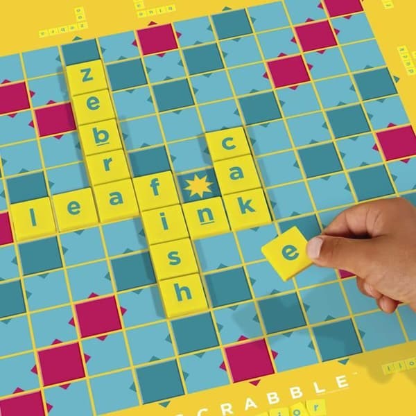SCRABBLE - Scrabble Junior - Brädspel - Hjälp med att lära sig läsa och ordkomposition