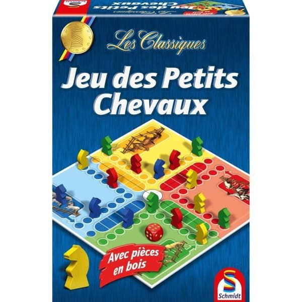 SCHMIDT OCH SPIELE Brädspel - Little Horse Game - Klassisk linje